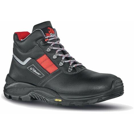 Scarpe antinfortunistiche U-Power Gravel S3 HRO CI SRC RS - 43 - Nero