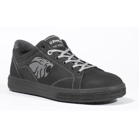 Scarpe antinfortunistiche S3 Black Leather Wolfpack Nº 43 (Paio)