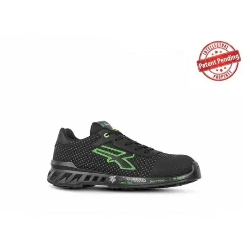 Chaussures de sécurité U-power Steve S3 src ci esd - 35 (eu) - Schwarz / Grün