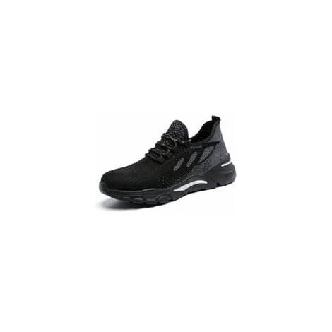 Scarpe Antinfortunistiche Hitmars - Punta Acciaio, Leggere, Traspiranti, Antiscivolo, Nero
