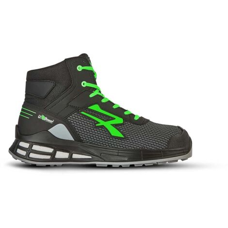 U-POWER Scarpa da lavoro antinfortunistica alta TEXAS UK RS S3 SRC, Taglia  46, Nero (paio) - Scarpe Antinfortunistiche