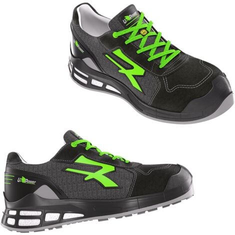 U-POWER Scarpe Antinfortunistiche UPower Egon Red Premium Grigio 43