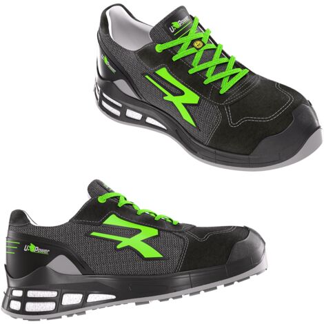 U-POWER Scarpe Antinfortunistiche UPower Egon Red Premium Grigio 43