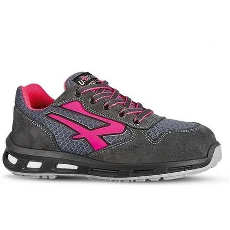 U-POWER Scarpe Antinfortunistiche da Donna U Power Verok S1p Src Grigio/Fuxia 35