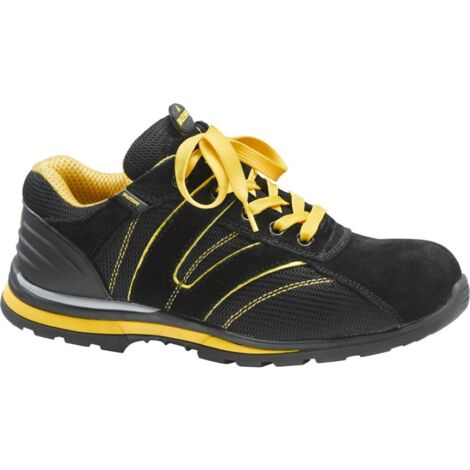 SCARPE BASSA SCAMOSCIATA NERO/GIALLA TAGLIA 39 - FAB
