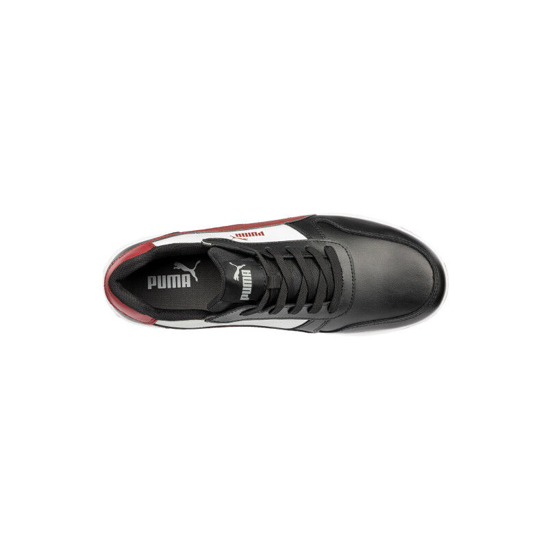 Puma - Scarpe basse Frontcourt S3 Blk/Wht/Red T.43...