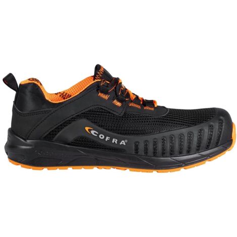 Scarpe Cofra Performance Globet S1PS FO SR Nero/Arancione 42