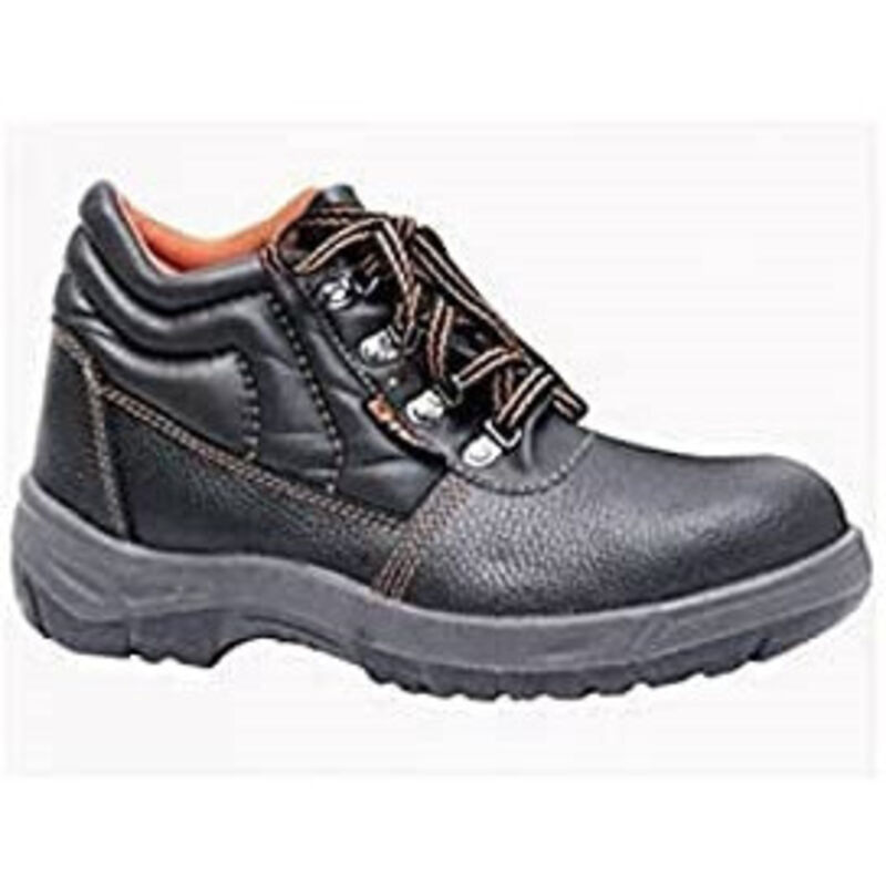 Scarpe da lavoro alte brixo antinfortunistica cuoio nero S1P pangea scarpa N.45