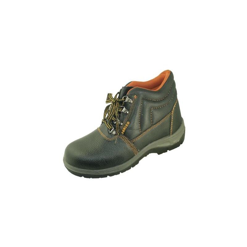 Scarpe da lavoro alte brixo antinfortunistica cuoio nero S1P pangea scarpa N.44