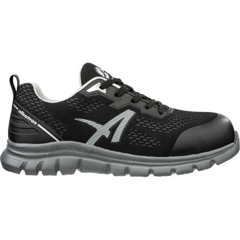 Scarpe da lavoro basse Albatros Levitate Grey Low S1PS SR Vegan - 43 - Nero