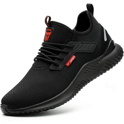 Scarpe da lavoro, scarpe antinfortunistiche, uomo, donna, leggere, sportive, scarpe con puntale in acciaio, traspiranti con puntale in acciaio, 42 EU