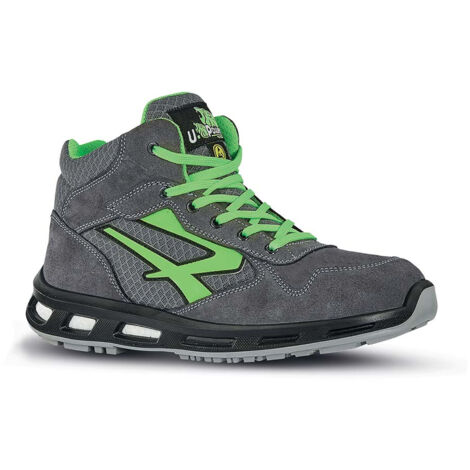 Scarpe di sicurezza alte RAMAS ESD S1P SRC - Grigio/Verde 44