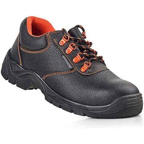 Scarpe di sicurezza in pelle nera s3 src taglia 37 blackleather