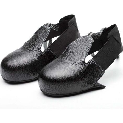 Scarpe di sicurezza per visitatori – Scarpe da lavoro antiscivolo, resistenti agli urti e all’abrasione, taglia unica, conformi alle norme CE EN ISO 20345