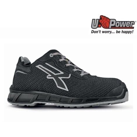 U-POWER SCARPE LAVORO UPOWER JACKSON S3S ANTIFORTUNISTICA SCARPA BASSA GRIGIO MISURA 36