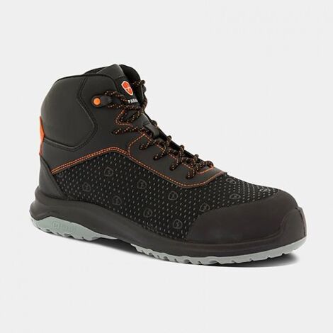 Scarpe Parade RACER S1P traspiranti senza metallo Nero / Arancione 45