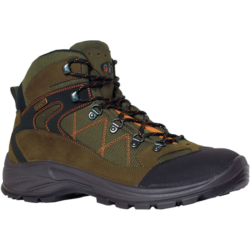 Image of Scarpe per trekking alte 'egipt' n. 39 - verde/arancio