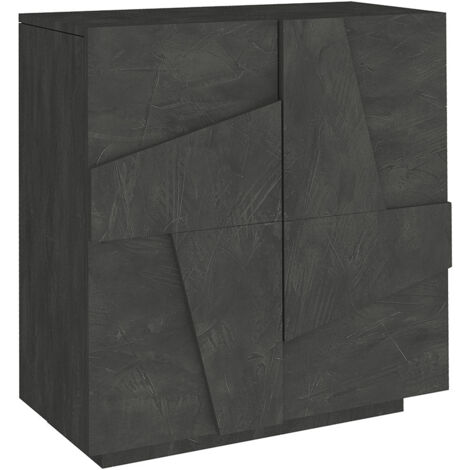 Scarpiera 2 Ante Battenti 81,2x39,2x86 cm Ping Ardesia