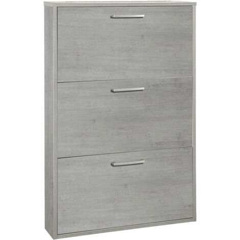 Scarpiera 3 ribalte singole 15 x 65 x h.105 cm