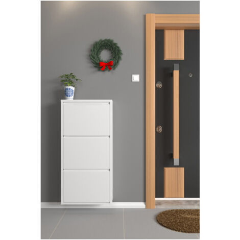 SCARPIERA 3A METALLO CM 50X15X104 BIANCO- 1,0 pz