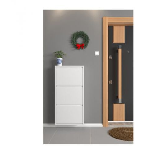 SCARPIERA 3A METALLO CM 50X15X104 BIANCO