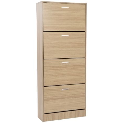 Scarpiera 4 Ante 63X24X155 Marrone