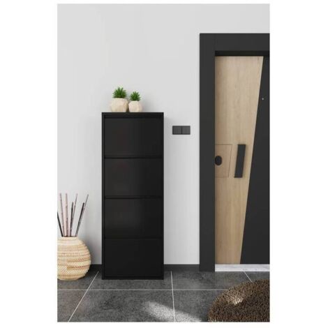 SCARPIERA 4A METALLO CM 50X15X138 NERO