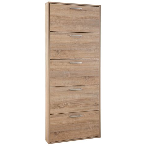 SCARPIERA 5 RIBALTE MOD. QUADRANTE CM 70X29 H.190 BIANCO FIAMMATO: vendita  online SCARPIERA 5 RIBALTE MOD. QUADRANTE CM 70X29 H.190 BIANCO FIAMMATO in  offerta