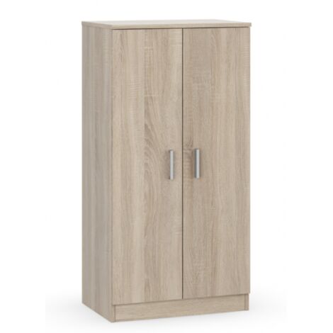 Scarpiera 55x36x108 cm rovere chiaro con 2 ante - Russia