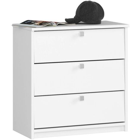 Scarpiera AKORD MINI Bianco 60 cm 3 ante 60x31x62 cm