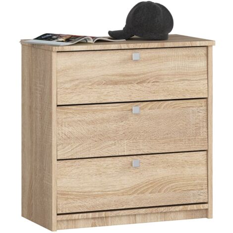 Scarpiera AKORD MINI Sonoma Quercia 60 cm 3 ante 60x31x62 cm