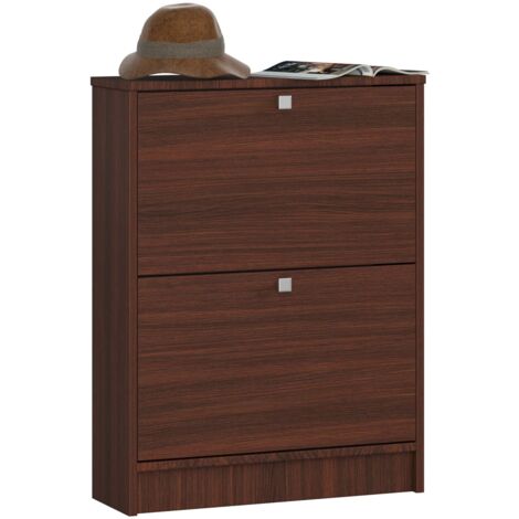 Scarpiera AKORD Wengé 60 cm 2 ante 60x20x80 cm