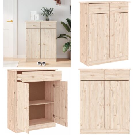 Scarpiera ALTA 77x35x96 cm in Legno Massello di Pino - Scarpiera in pino - Scarpiera da interno