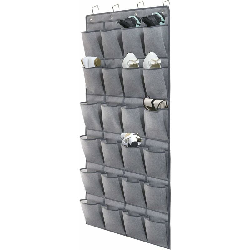 Scarpiera da appendere alla porta con 24 tasche