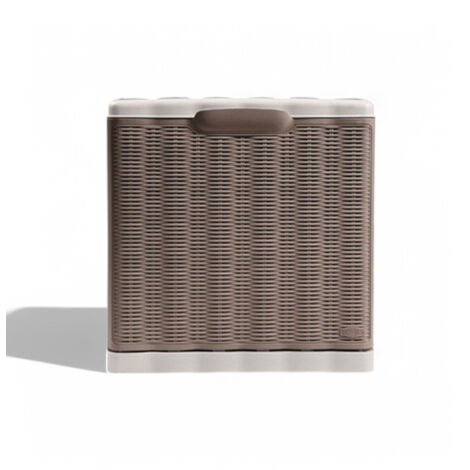 Scarpiera elegance in polipropilene 40x30xH40 cm -  Tortora