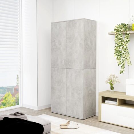 vidaXL Scarpiera Rovere Sonoma 80x39x178 cm Diversi Colori