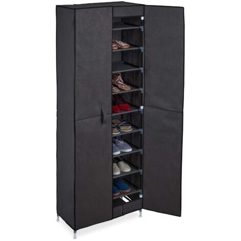 Scarpiera in tessuto per 30 paia di scarpe