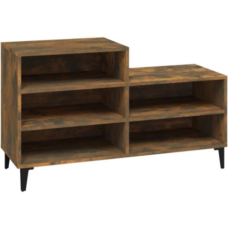 Scarpiera mobile contenitore per scarpe mobile per ingresso/corridoio/soggiorno 102 x 36 x 60 cm legno ingegnerizzato marrone 020021544