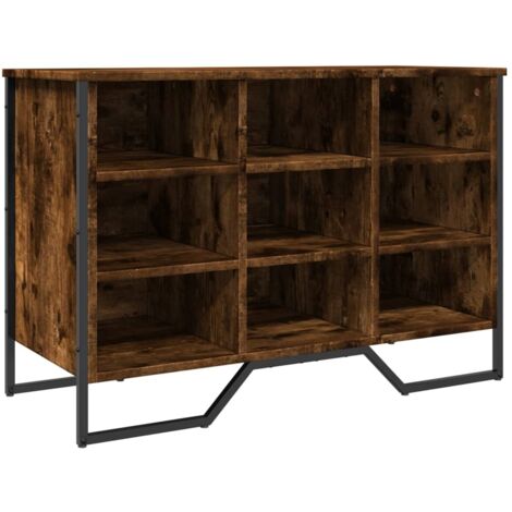 Scarpiera mobiletto portascarpe mobile per ingresso/corridoio/soggiorno 90 x 38 x 61,5 cm legno ingegnerizzato marrone 020021600