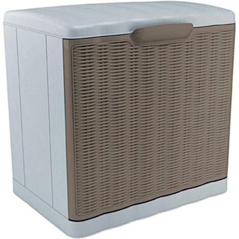 Scarpiera modulabile sovrapponibile stretta  salvaspazio Contenitore componibile Porta 4 paia di Scarpe elegante effetto rattan - colorigenerali: tortora