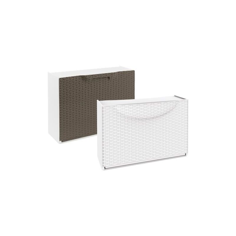 Artplast - scarpiere rattan harmony box bianche