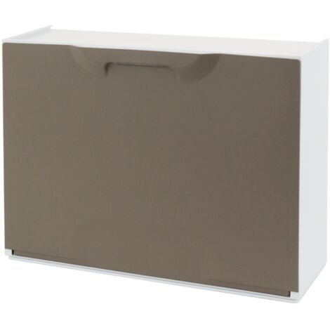 SCARPIERA MODULARE UNIKA - BIANCO/TORTORA CM 51X17,3 H.CM 40,1 - 1 pezzo