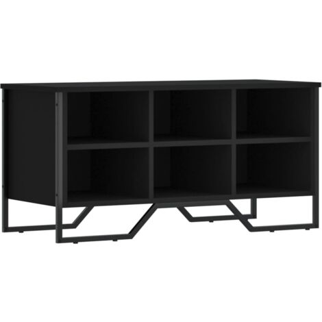 Scarpiera Nera 90x38x45,5 cm in Truciolato vidaXL