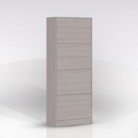 scarpiera olmo con 4 ante, 62x158x29 cm