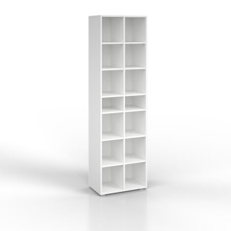Scarpiera Paris, Bianco, 54.2 x 183.3 cm 22 scomparti, Vicco