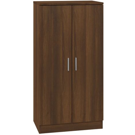 Scarpiera Rovere Marrone 55x35x108 cm in Legno Multistrato vidaXL