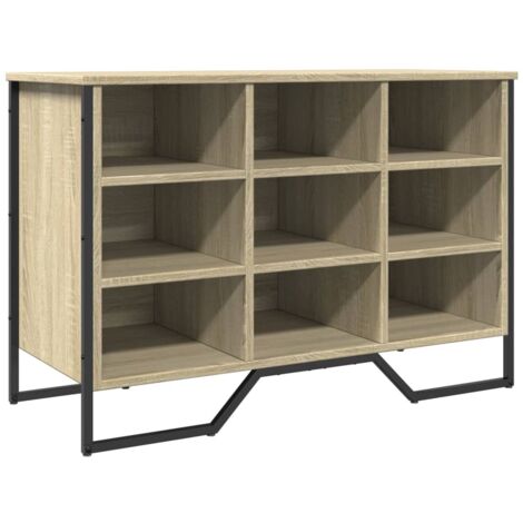 Scarpiera Rovere Sonoma 90x38x61,5 cm in Truciolato vidaXL