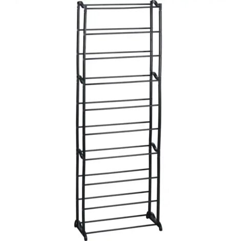 Scarpiera SalvaSpazio Porta Scarpe Metallo Plastica 20 Paia 10 Ripiani 130x50x24