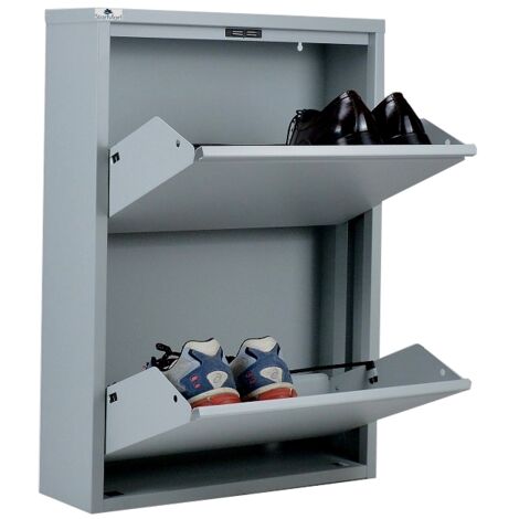 STARMART Scarpiera Slim Originale, 6 paia di scarpe, Col. Grigio