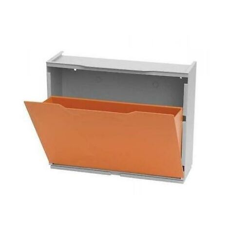 DESANTIS Scarpiere scarpiera modulare in polipropilene arancio unika cm51x17xh41